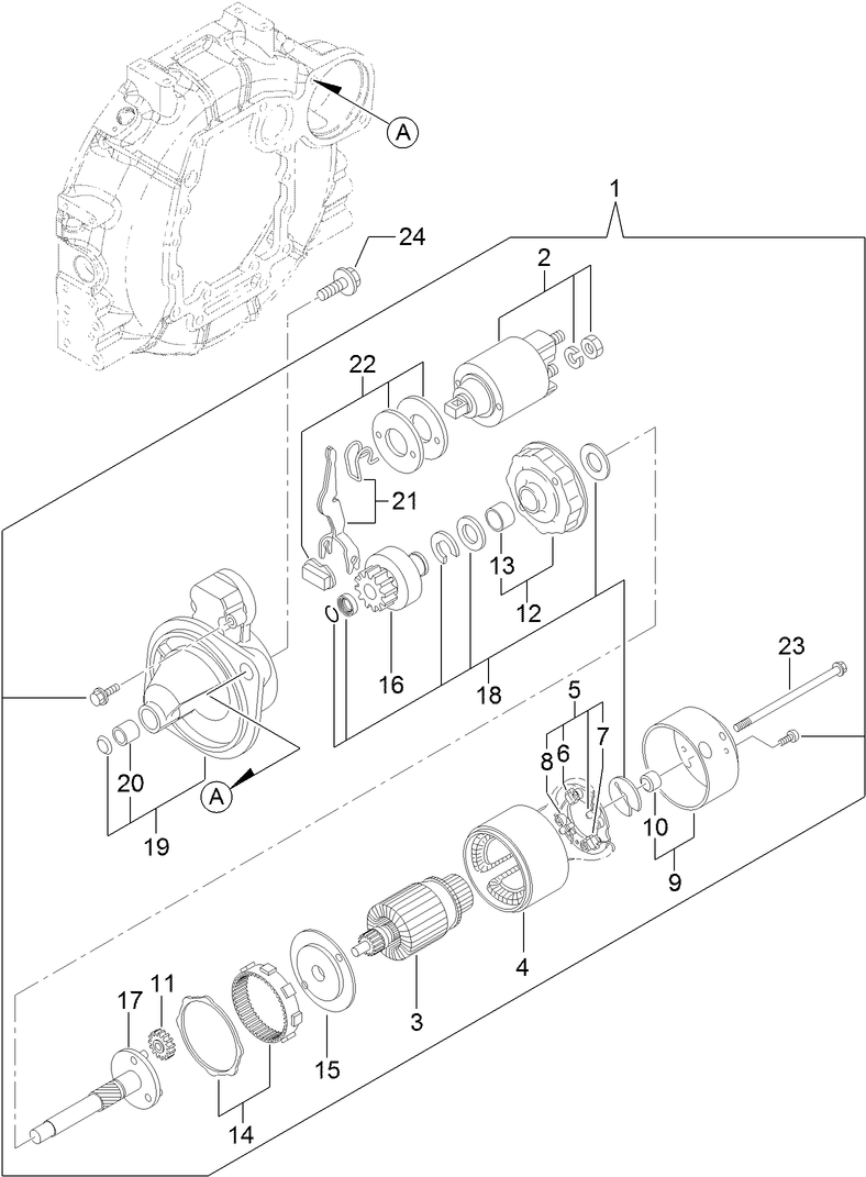 Starting Motor Assembly