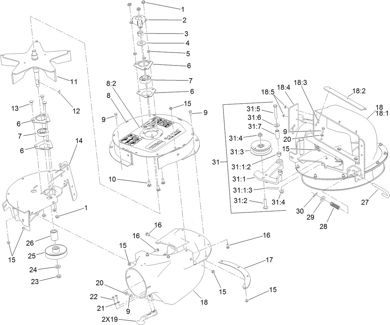 Blower Housing Assembly No. 125-1730