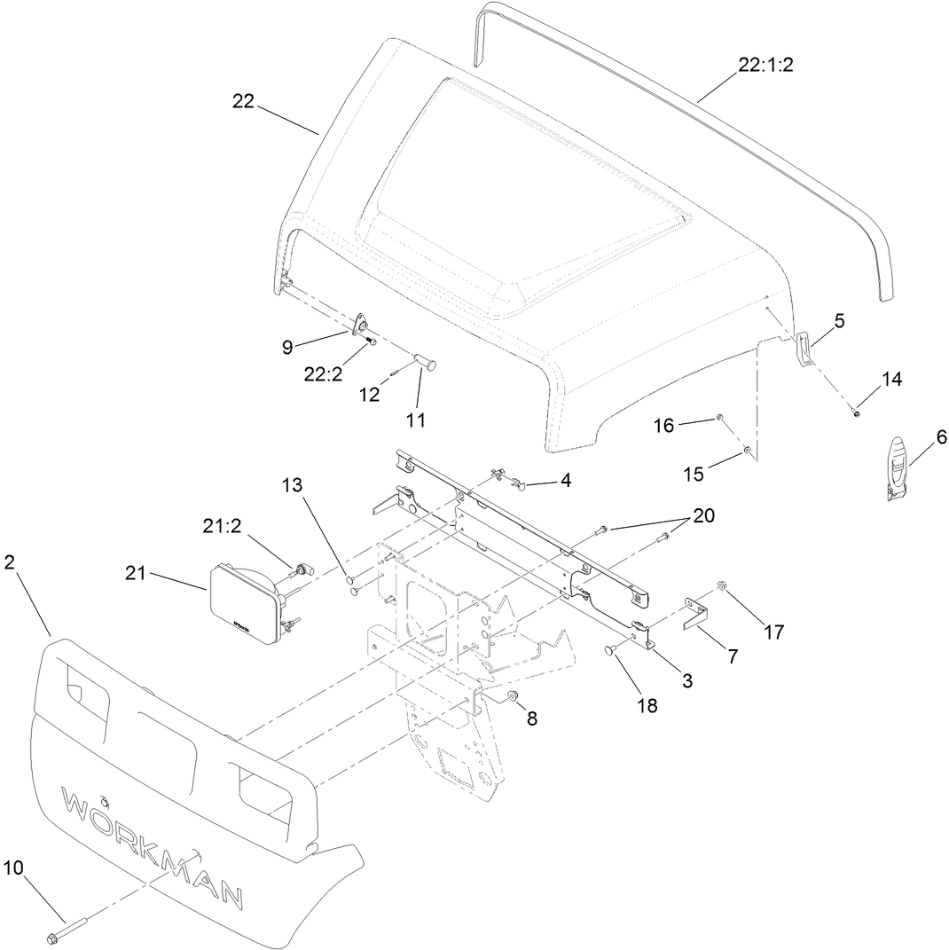 Hood and Bumper Assembly