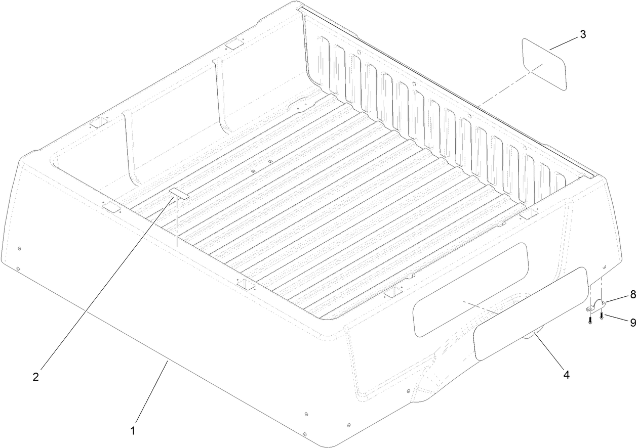 Cargo Bed Service Assembly No. 121-9810