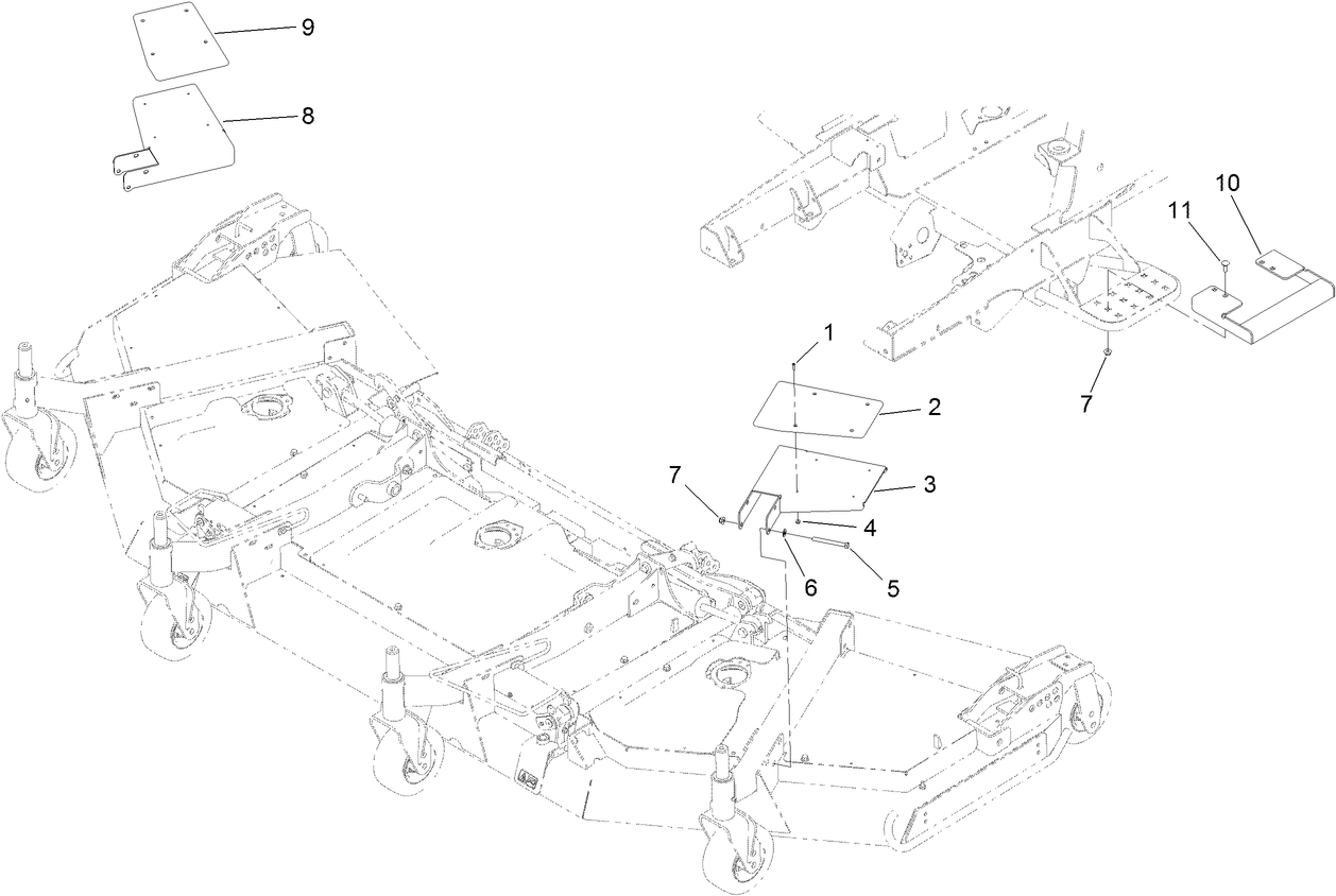 Deck Pad and Hardware Assembly