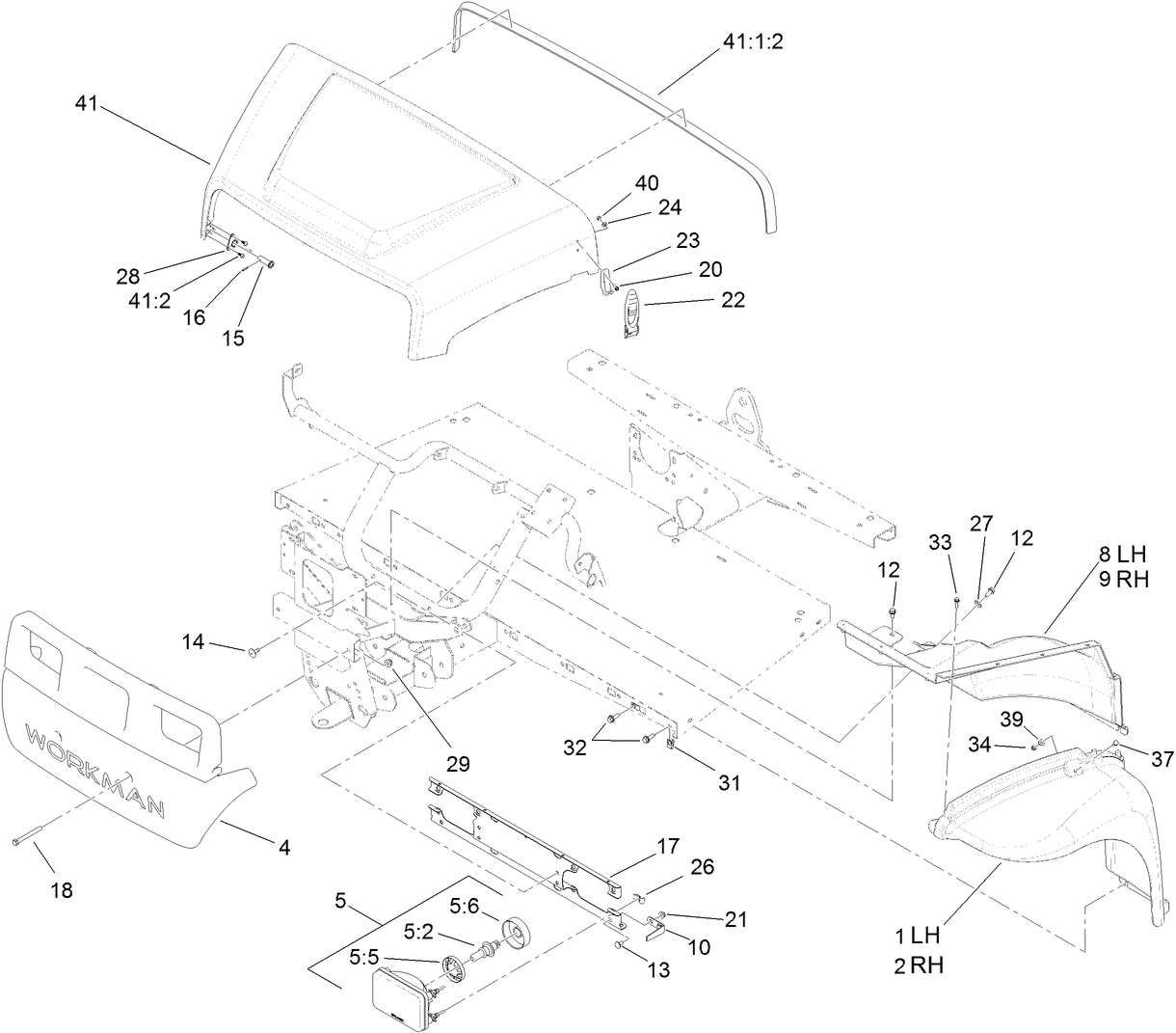 Hood and Fender Assembly