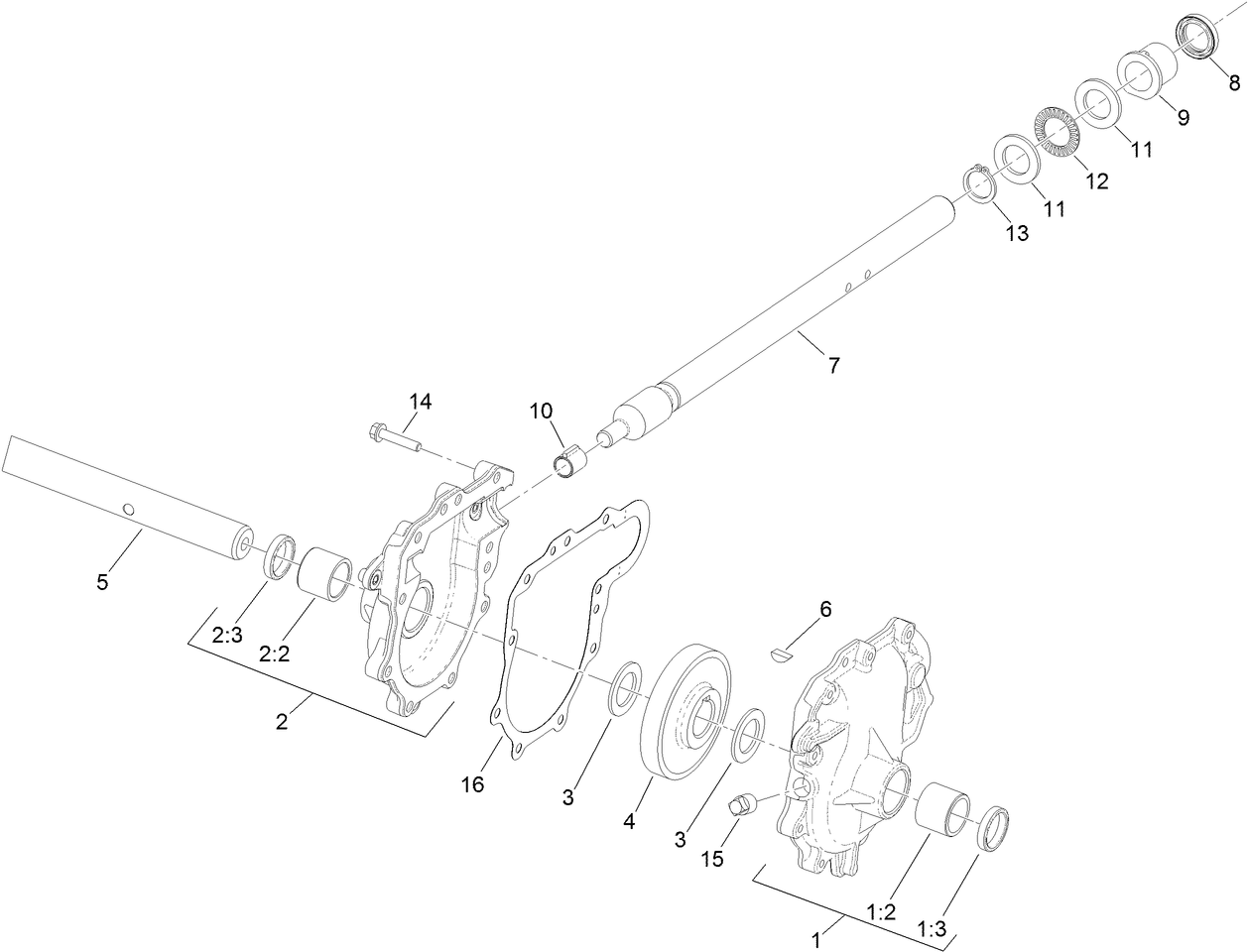 Gear Case Assembly No. 125-7925