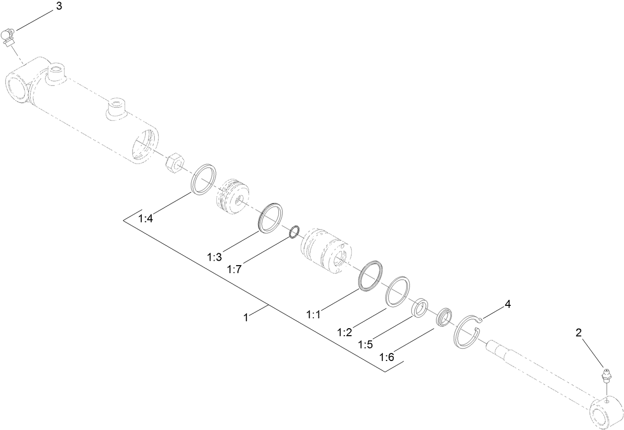 Hydraulic Cylinder Assembly No. 119-6989