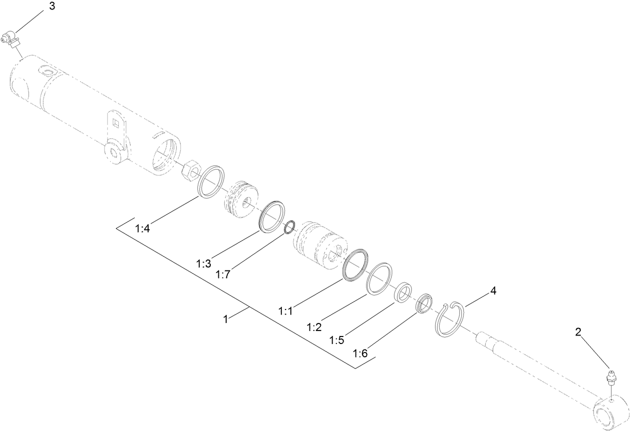 Hydraulic Cylinder Assembly No. 119-6990