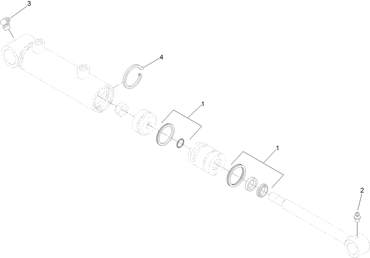 Hydraulic Cylinder Assembly No. 114-0366
