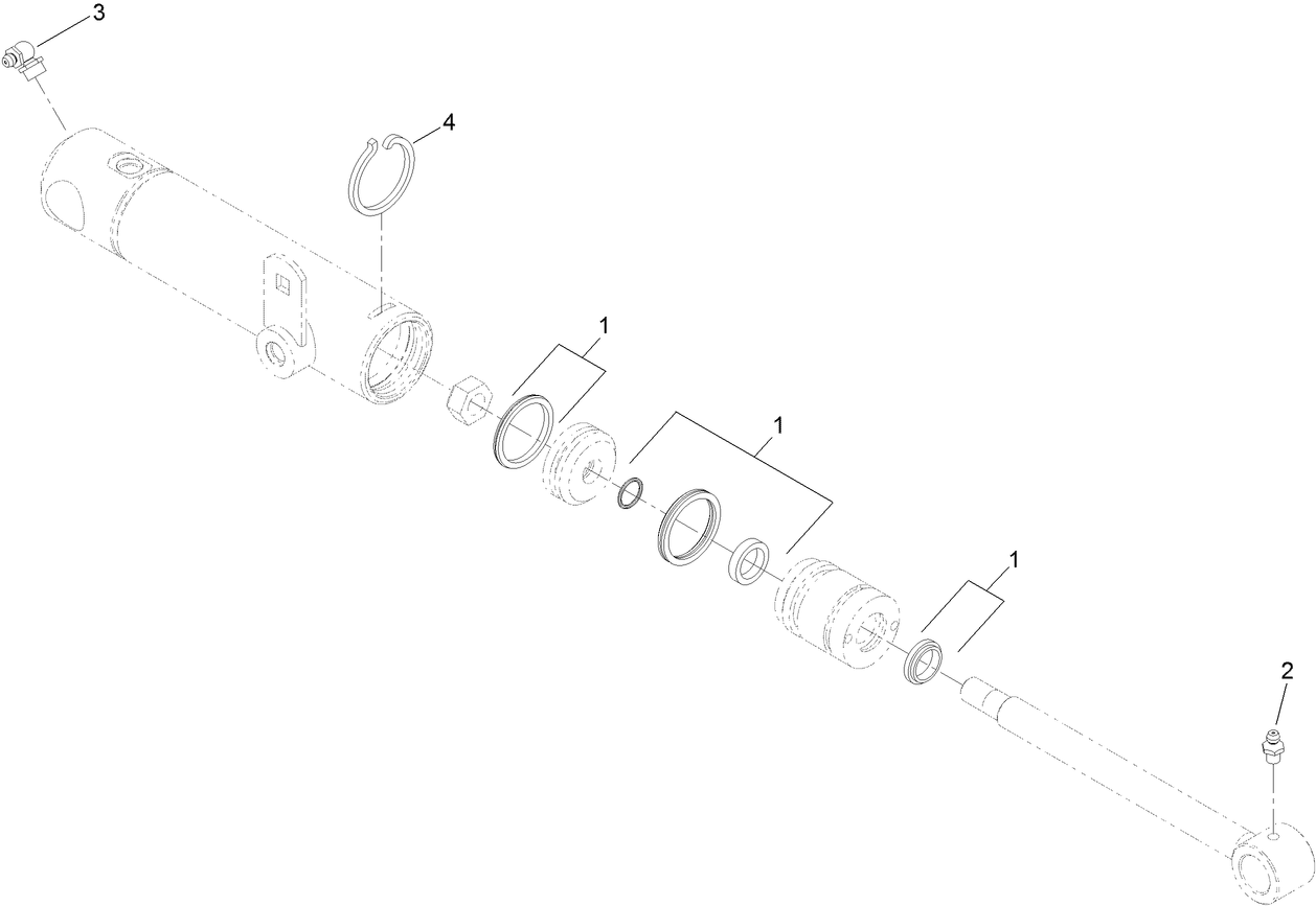 Hydraulic Cylinder Assembly No. 114-0415