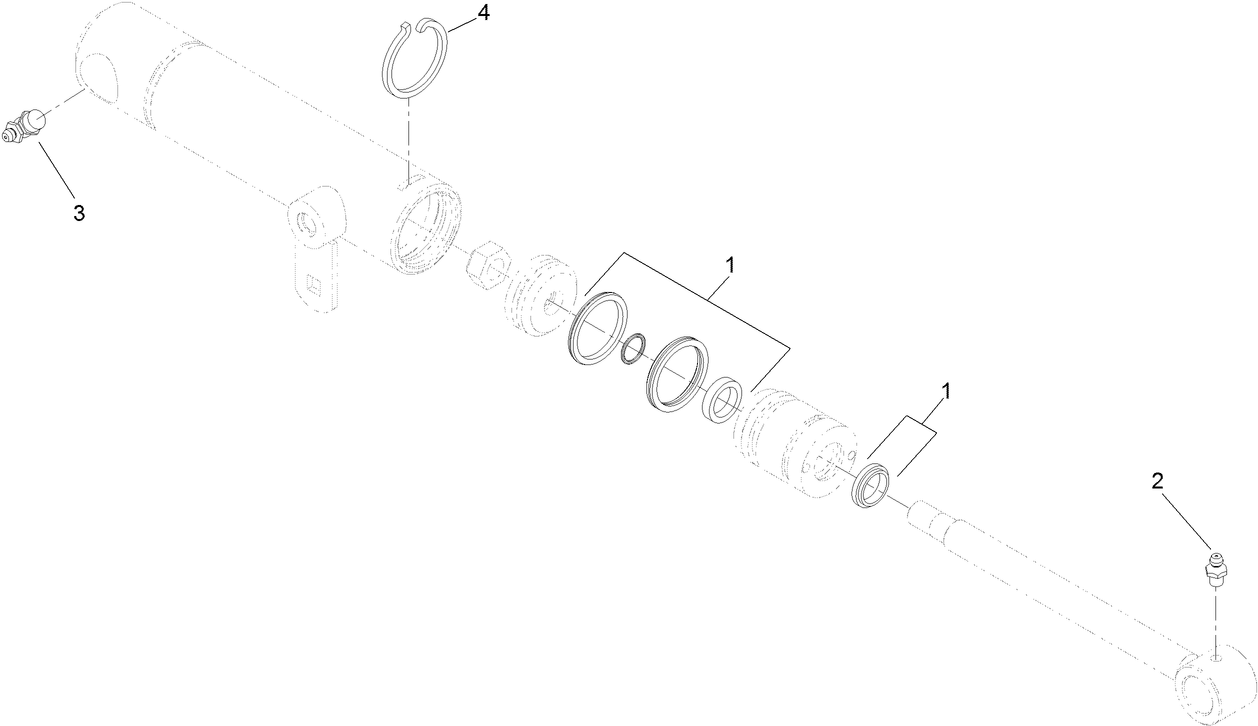 Hydraulic Cylinder Assembly No. 117-0187