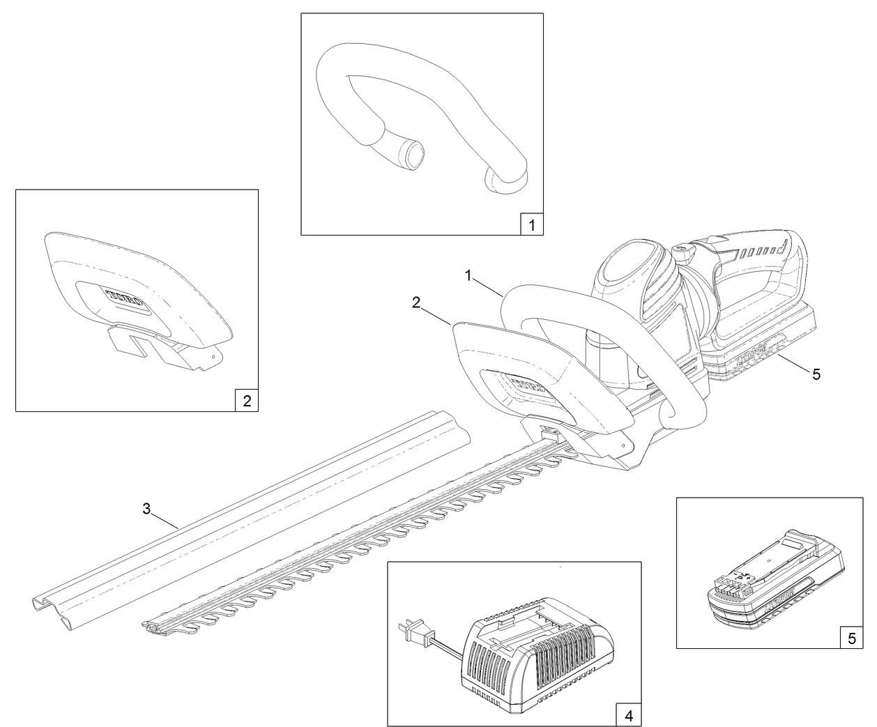 24 Volt Hedge Trimmer Service Parts