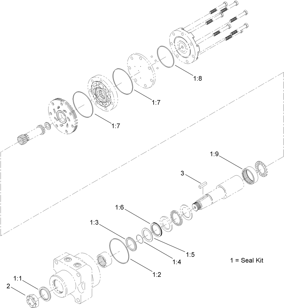 Hydraulic Motor Assembly No. ST50926