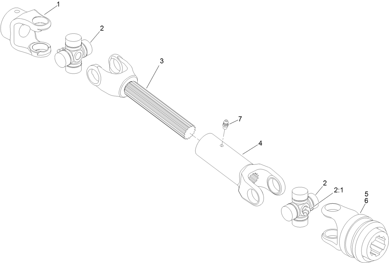 Driveshaft Assembly No. 125-0680