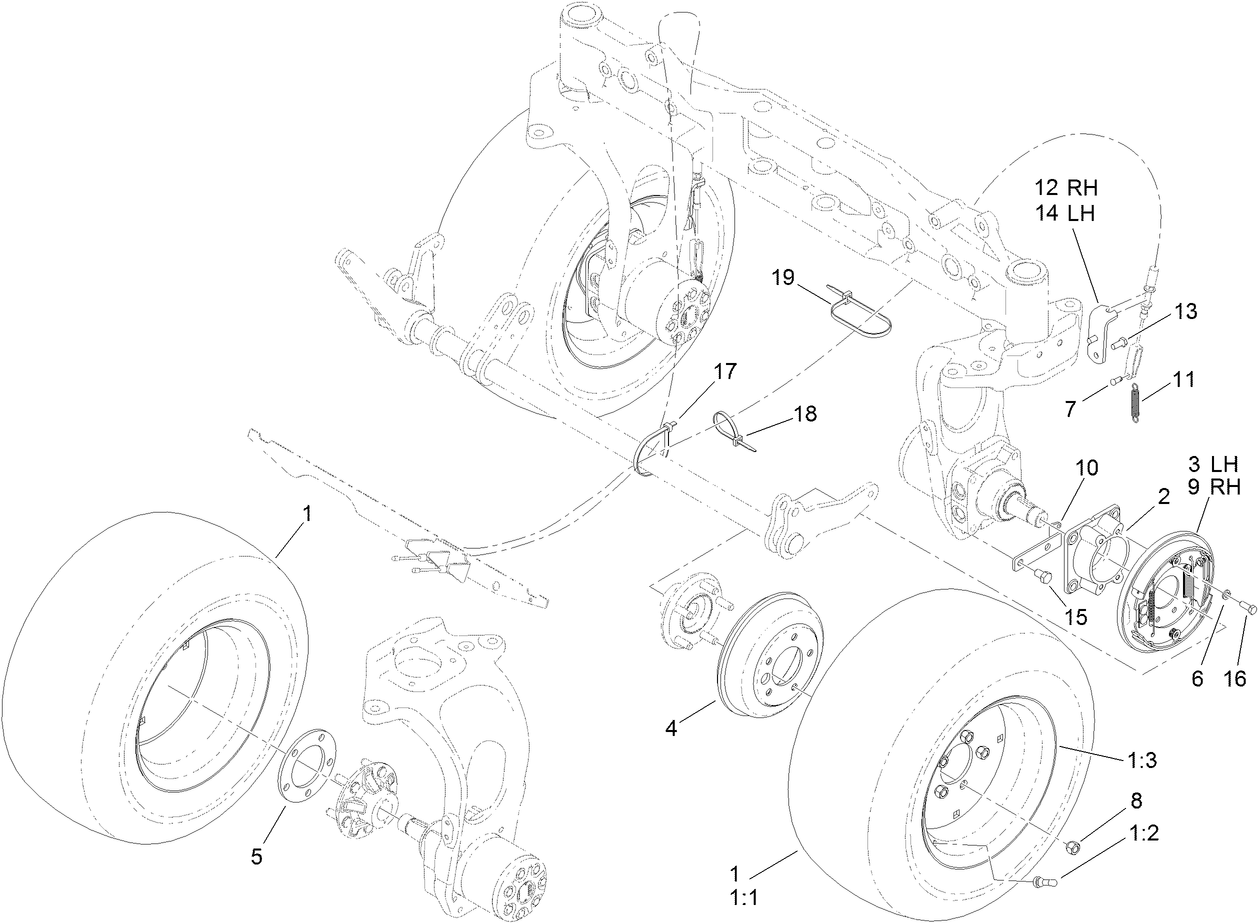 Wheel and Brake Assembly