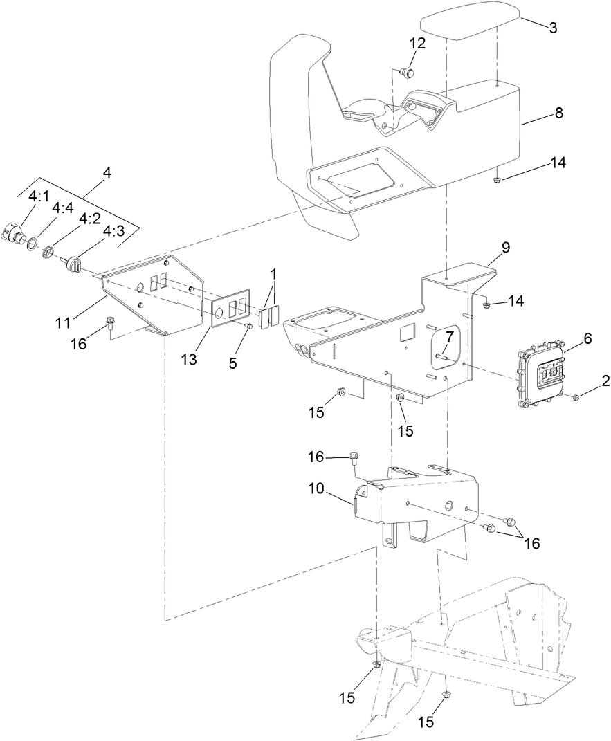 Console and Controller Assembly
