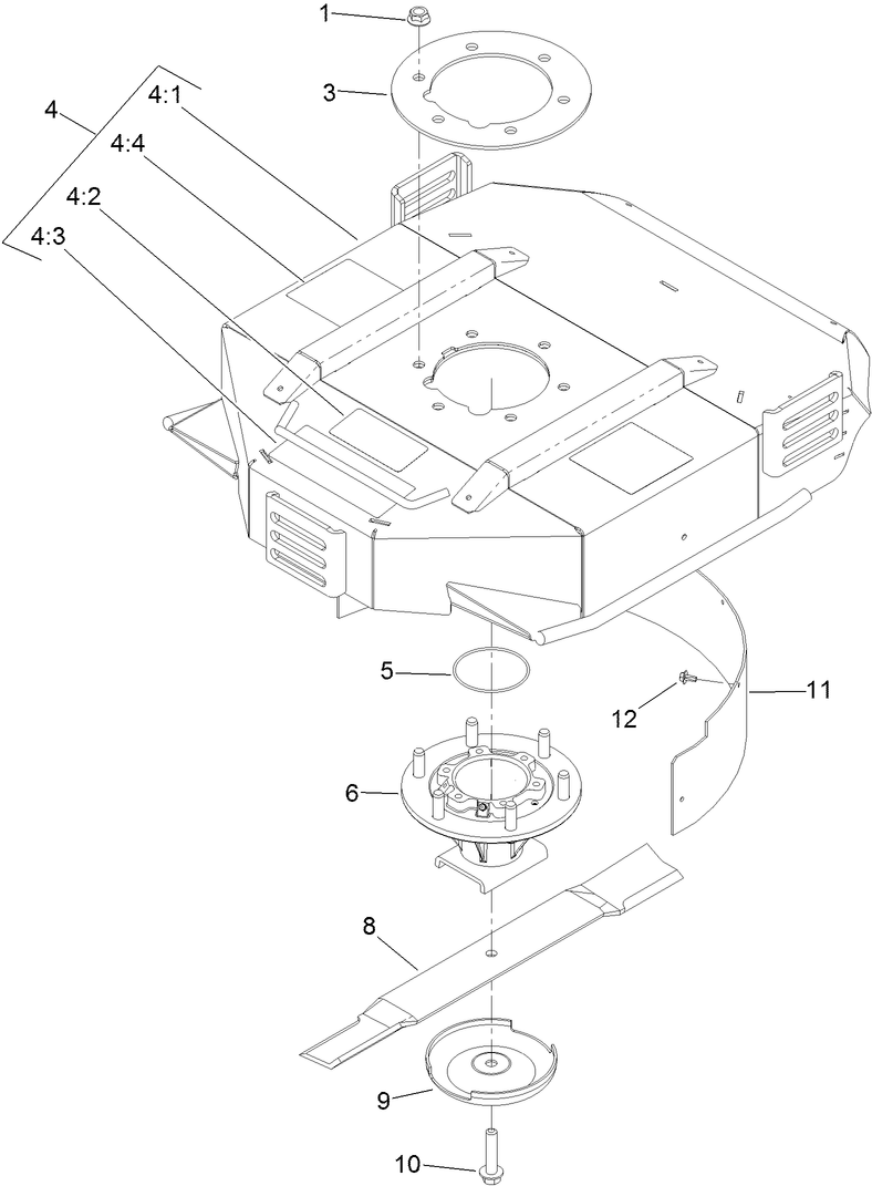 Spindle, Blade and Chamber Assembly