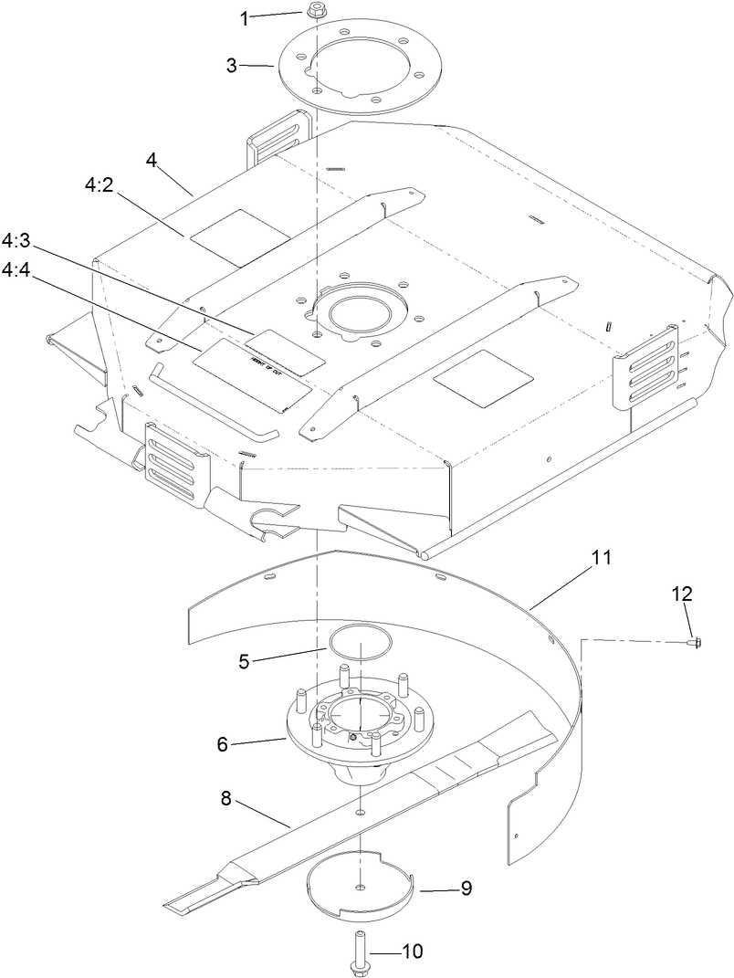 Chamber, Blade and Spindle Assembly