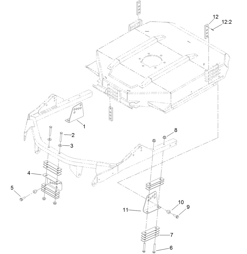 Height-of-Cut Bracket Assembly