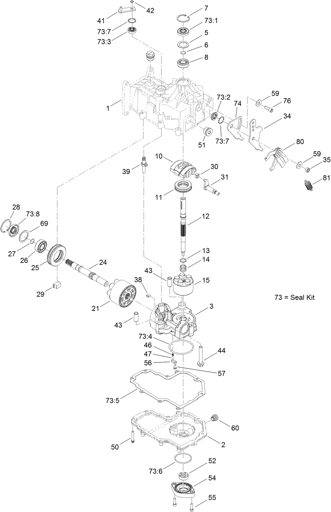 Transmission Assembly No. 111-6000