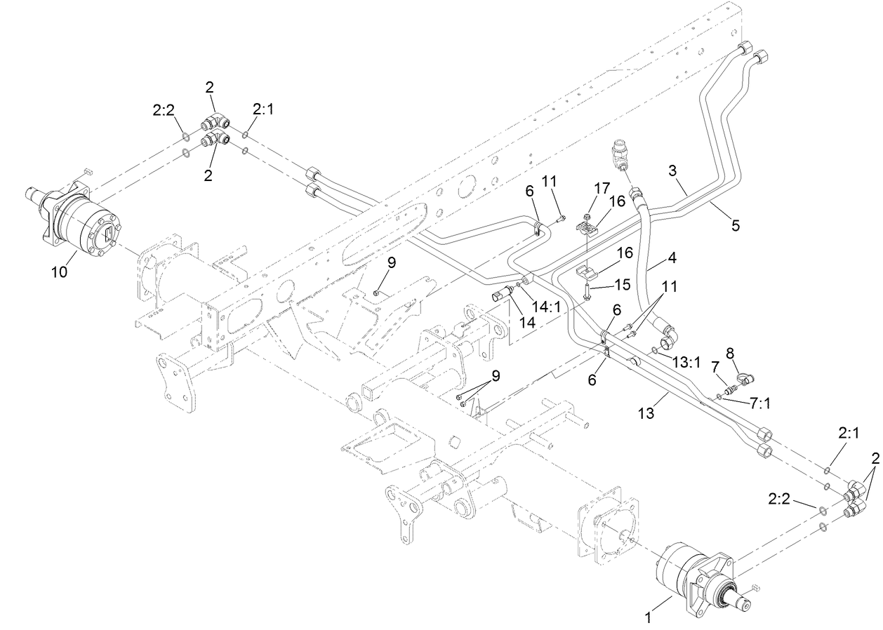Front Traction Hydraulic Circuit