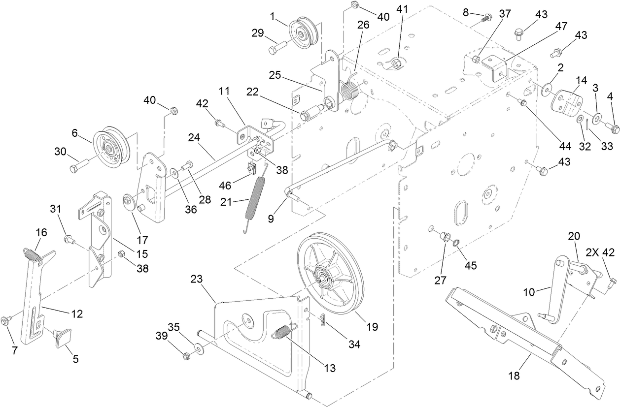 Idler and Linkage Assembly