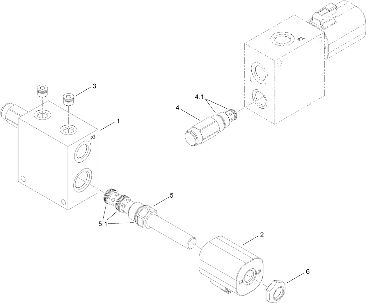 3 Way Hydraulic Plow Valve Assembly No. AU106887