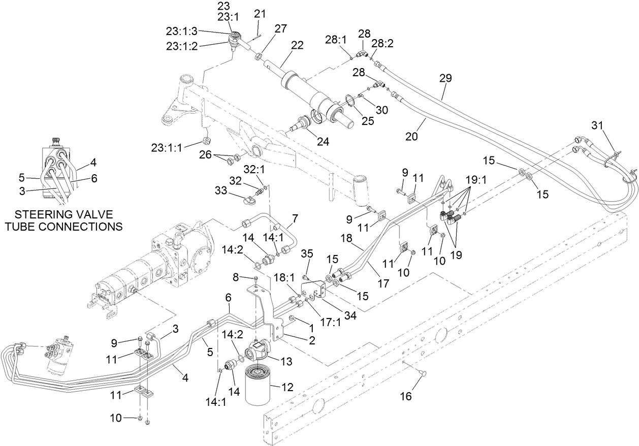 Steering Hydraulic Assembly