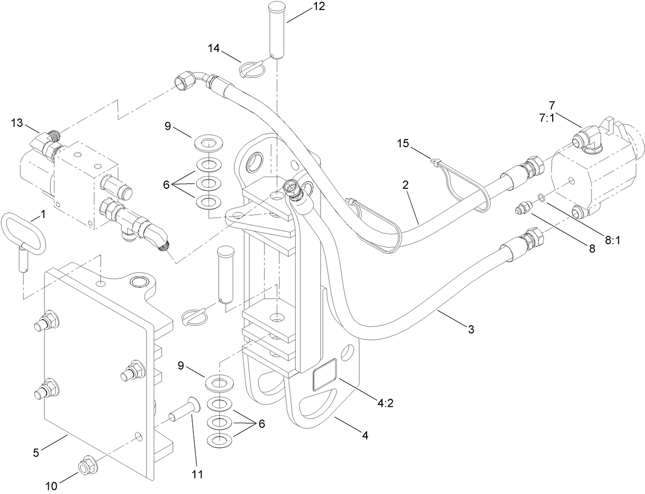 Plow Pivot and Quick Attach Slide Assembly
