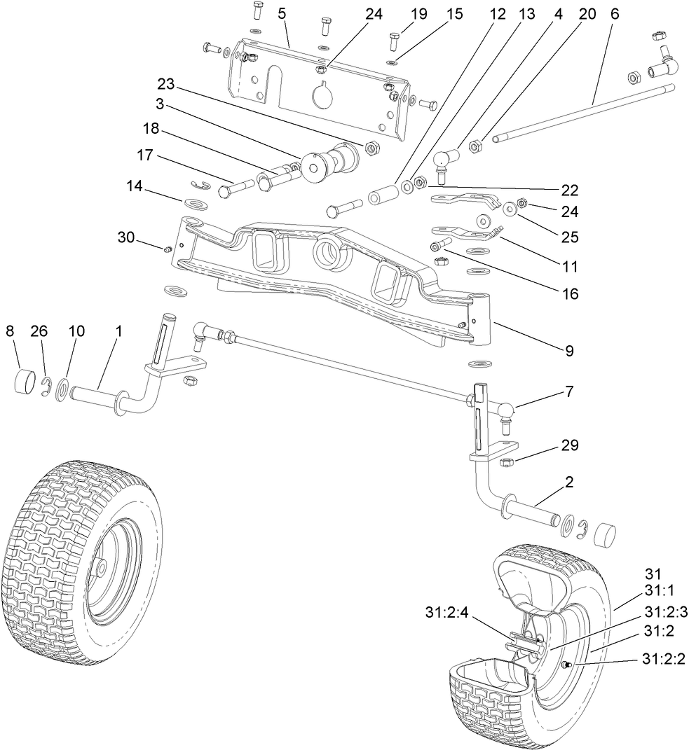 Front Axle Assembly