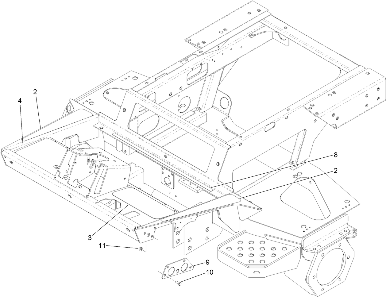 Front Frame Assembly No. 115-4392