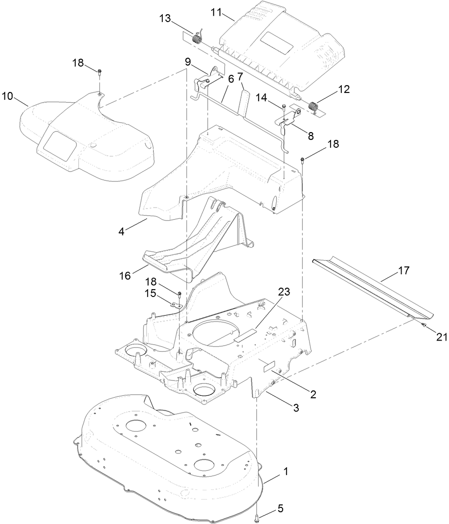 Deck and Frame Assembly