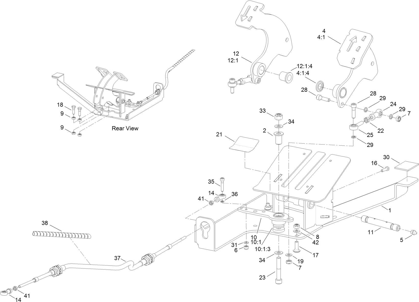 Pedal Control Assembly
