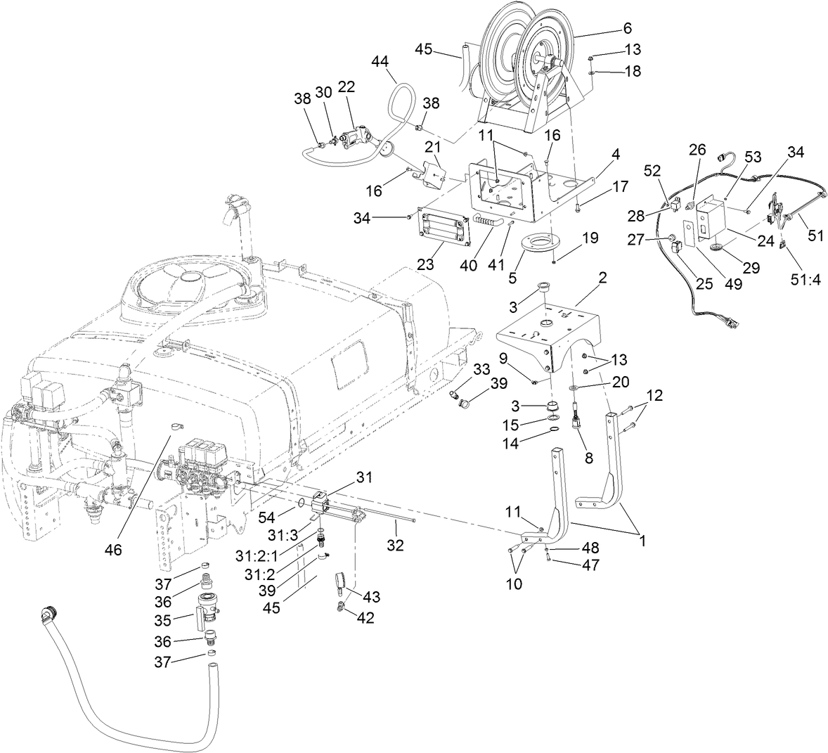 Electric Hose Reel Kit