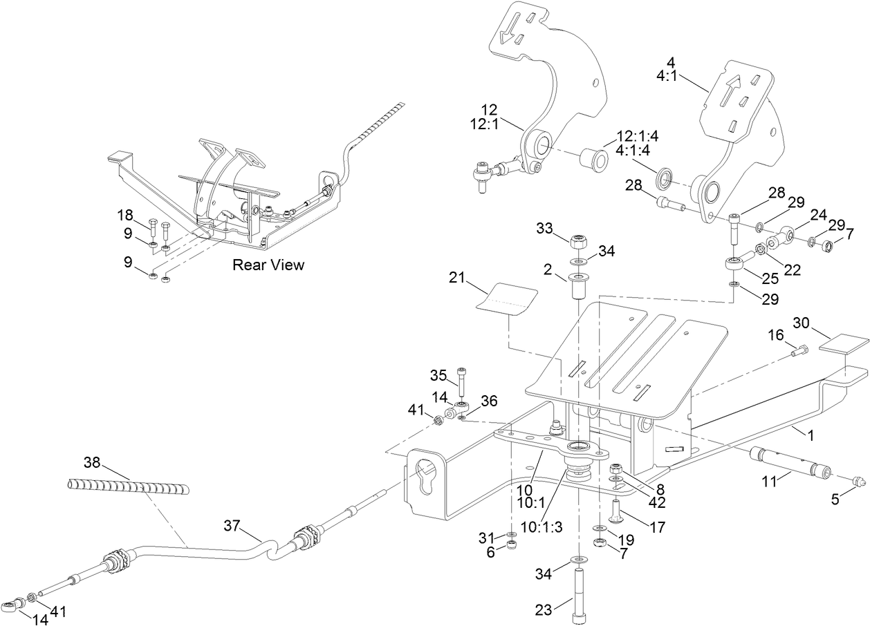 Pedal Control Assembly