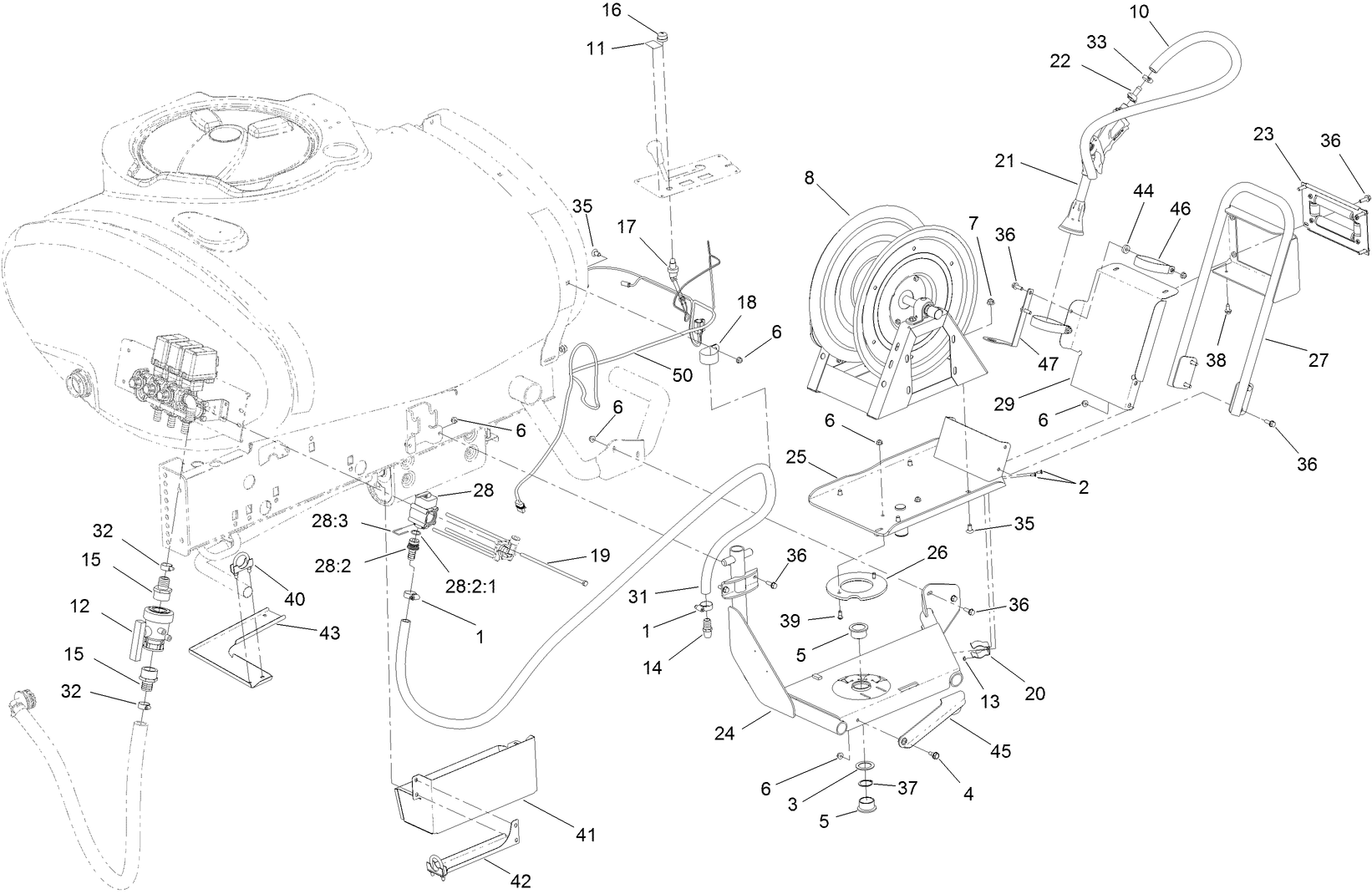 Electric Hose Reel Kit