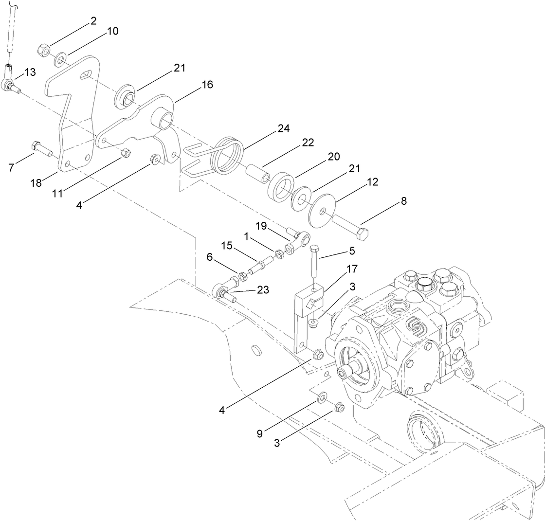 Ground Drive - Pump Control Assembly