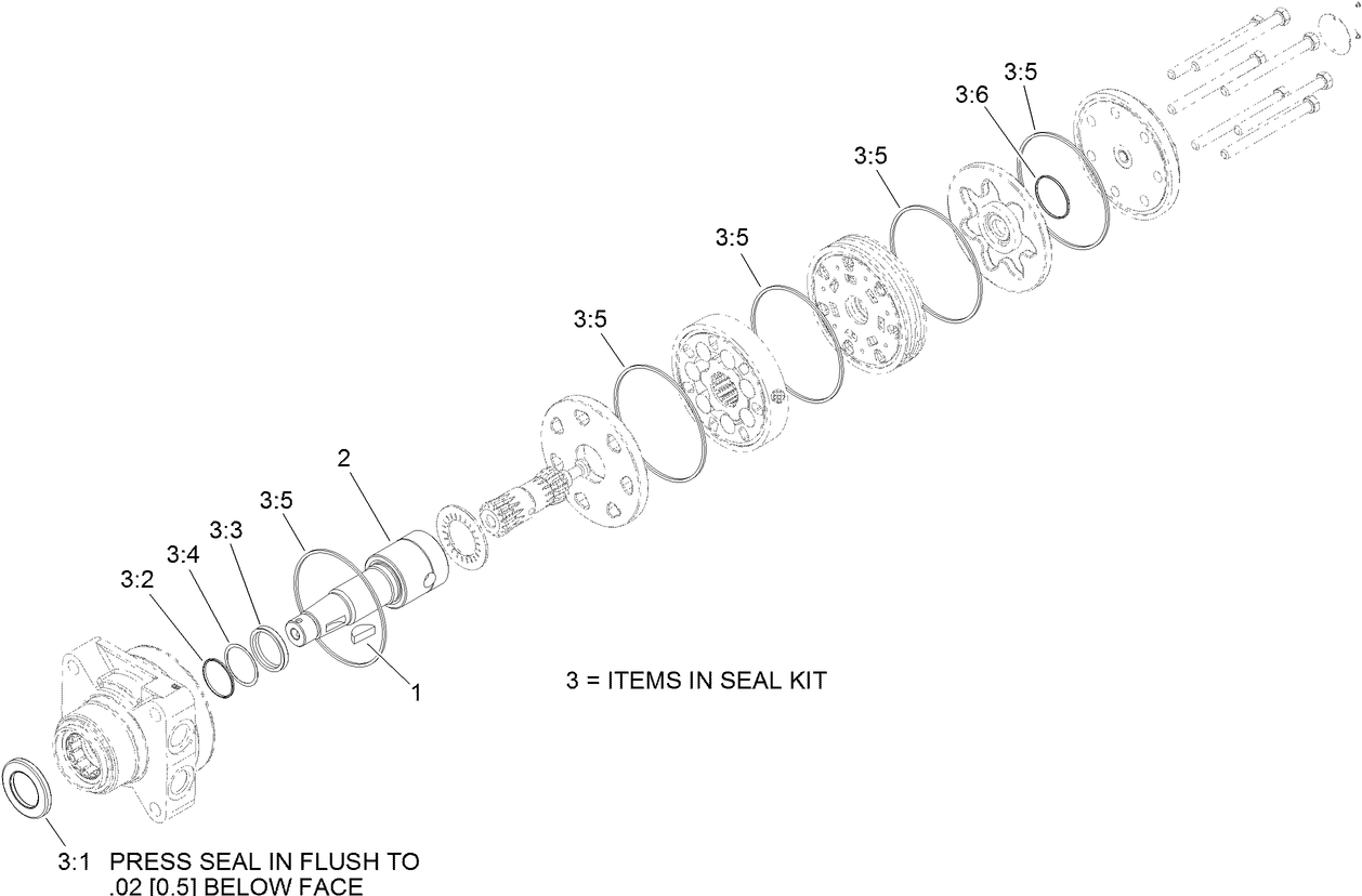 Hydraulic Motor Assembly No. 110-8786