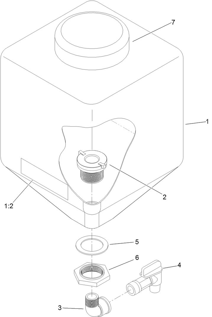 Fresh Water Tank Assembly No. 117-7901