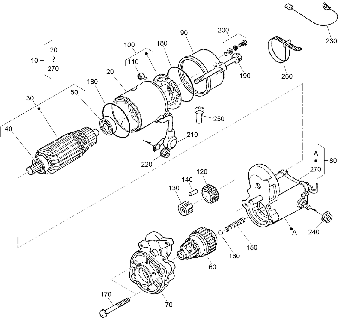 Starter Component Assembly
