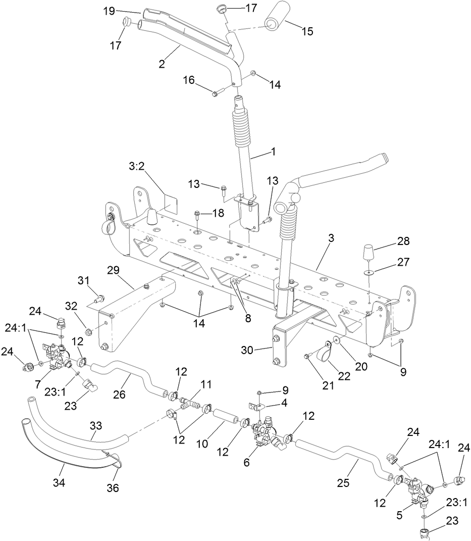 Center Boom Mount Assembly