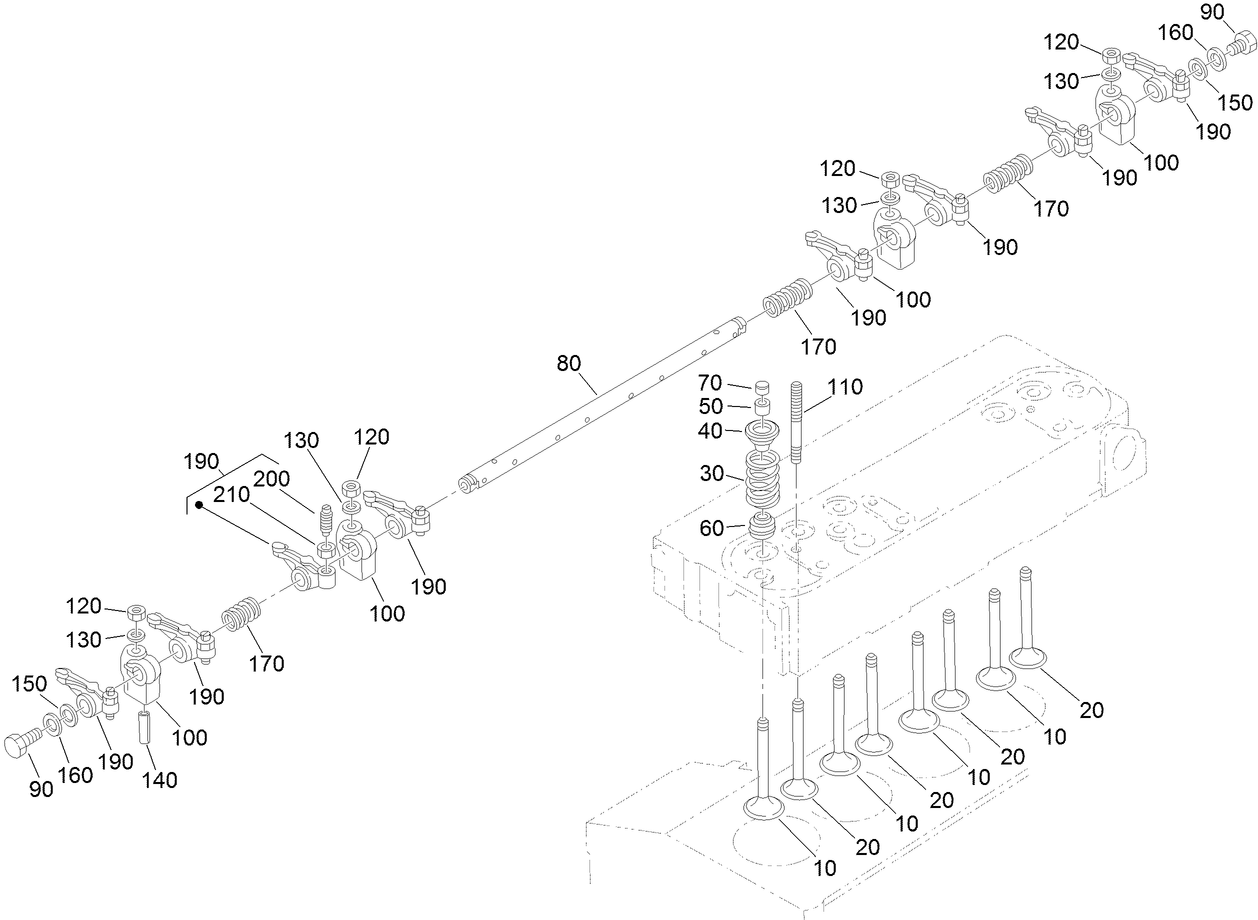 Valve and Rocker Arm Assembly