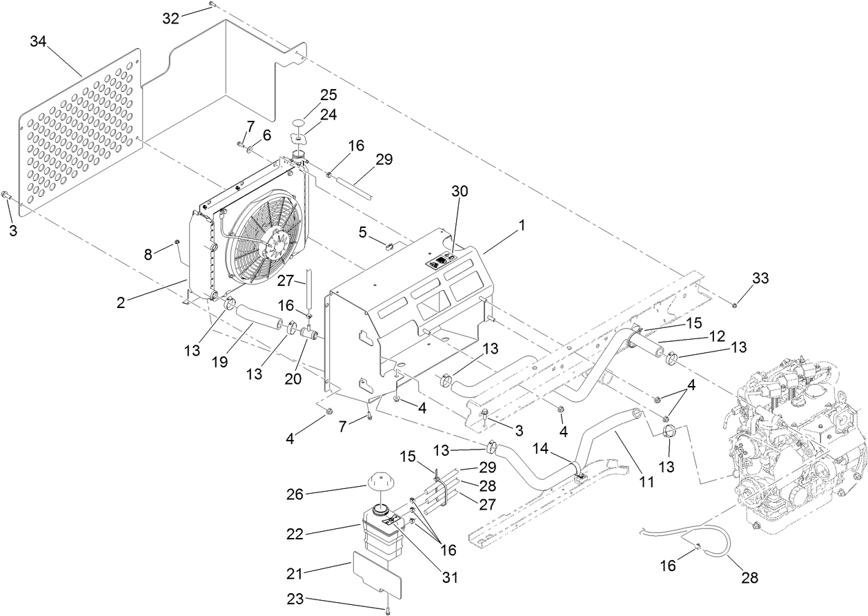 Cooling System Assembly