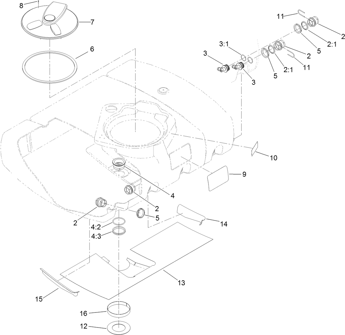 200 Gallon Spray Tank Assembly No. 138-8371