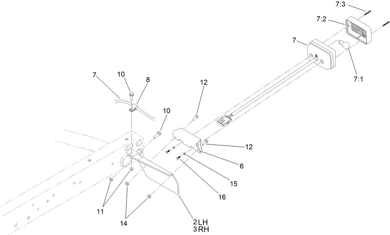 Tail Light and Fender Assembly