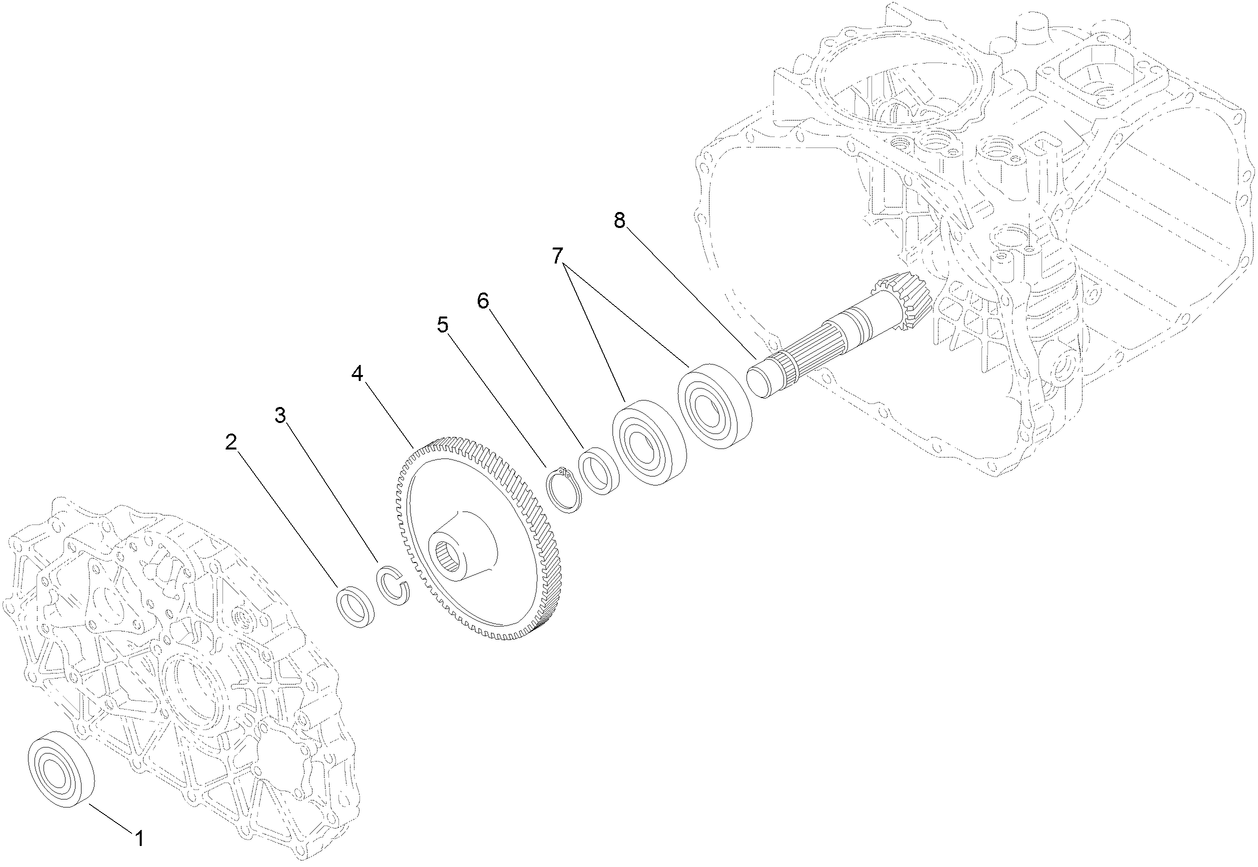 Countershaft Assembly Transaxle Assembly No. 120-7610