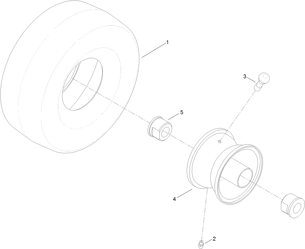Wheel and Tire Assembly No. 120-5515
