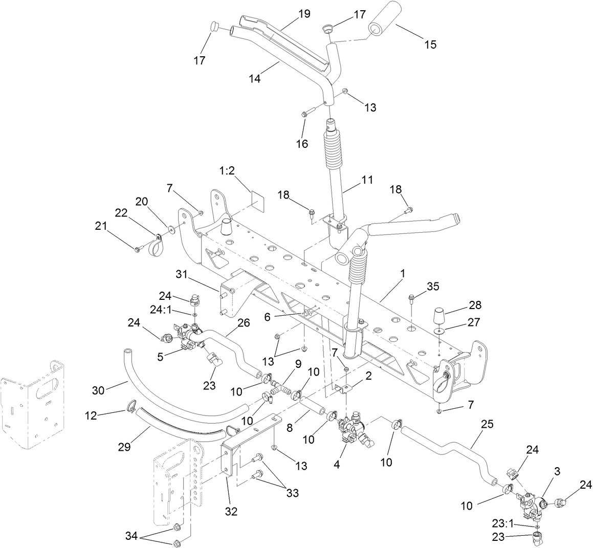 Center Boom Mount Assembly