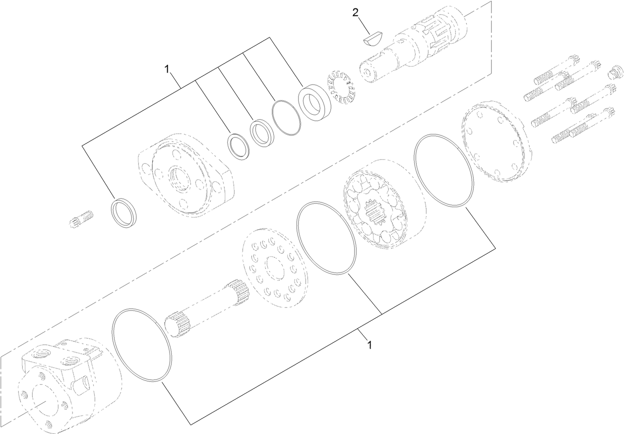 Hydraulic Motor Assembly No. 99-0156