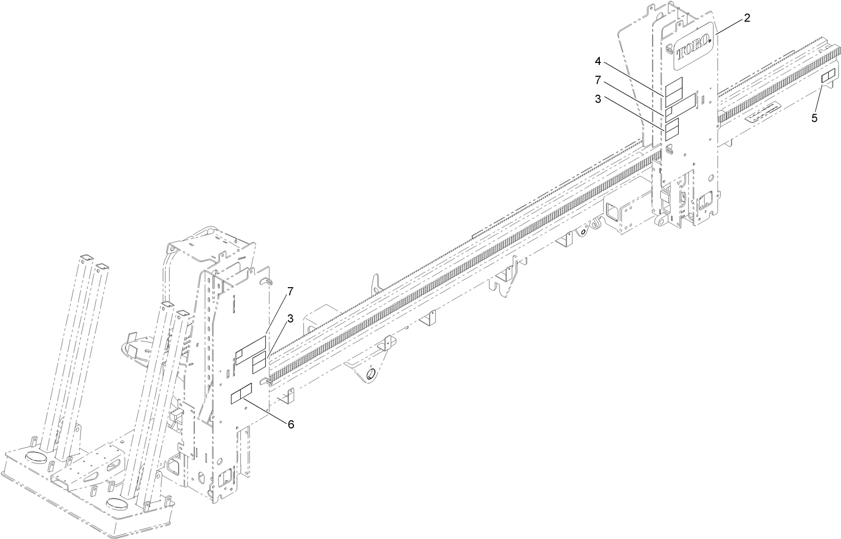 Thrust Frame Assembly No. 127-0898