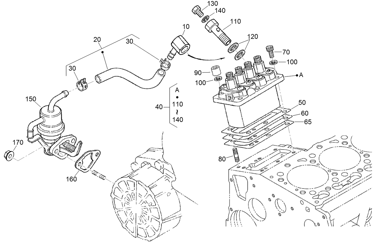 Injection Pump and Fuel Pump Assembly