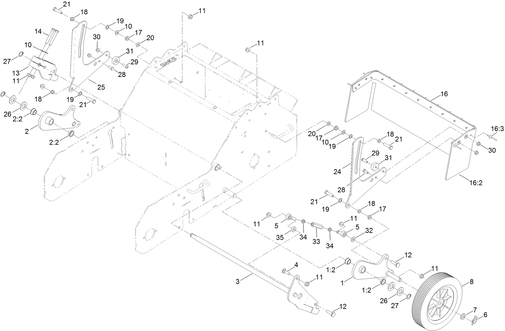 Height Linkage Assembly