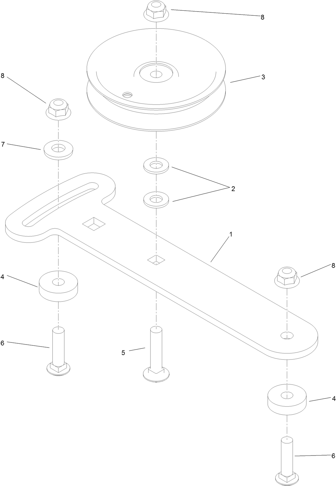 Idler Adjust Assembly No. 117-0446